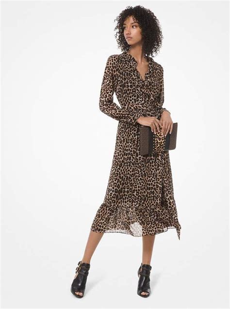 michael kors animal print sandals|michael kors leopard print dress.